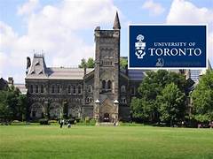 A building and a logo of University of Toronto